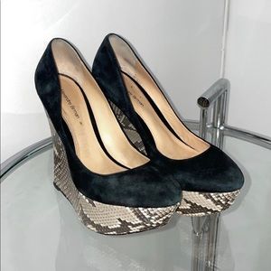 Alexandre Birman Snakeskin Pumps